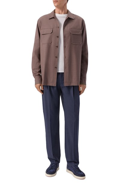 Мужские шерстяные брюки CAPOBIANCO, арт. 20M808.UN00.