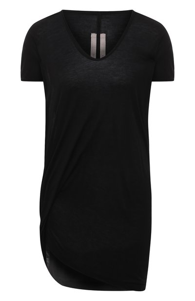 Женская футболка из вискозы и шелка RICK OWENS, арт. RP01C5206/JS