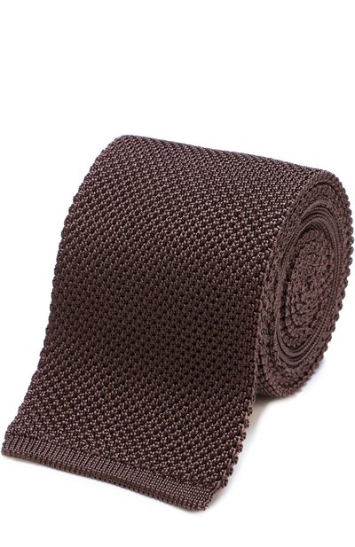 Мужской шелковый вязаный галстук TOM FORD, арт. 9TF591MF