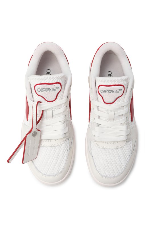 Комбинированные кеды Out Of Office Off-White 0WIA276F25LEA0010129 Белый  0WIA276F25LEA0010129 Фото 6