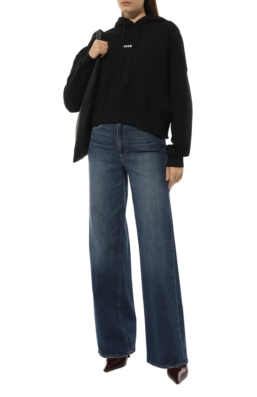 Хлопковое худи MSGM, арт. 2000MDM509 200001, фото 2