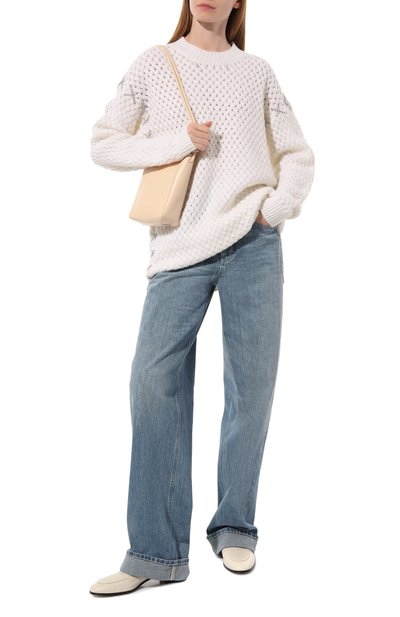 Свитер из шерсти и кашемира GIUSEPPE DI MORABITO белого цвета по цене 89950 руб., арт. PF23250KN-264, фото 2 Свитер из шерсти и кашемира GIUSEPPE DI MORABITO, арт. PF23250KN-264, фото 2