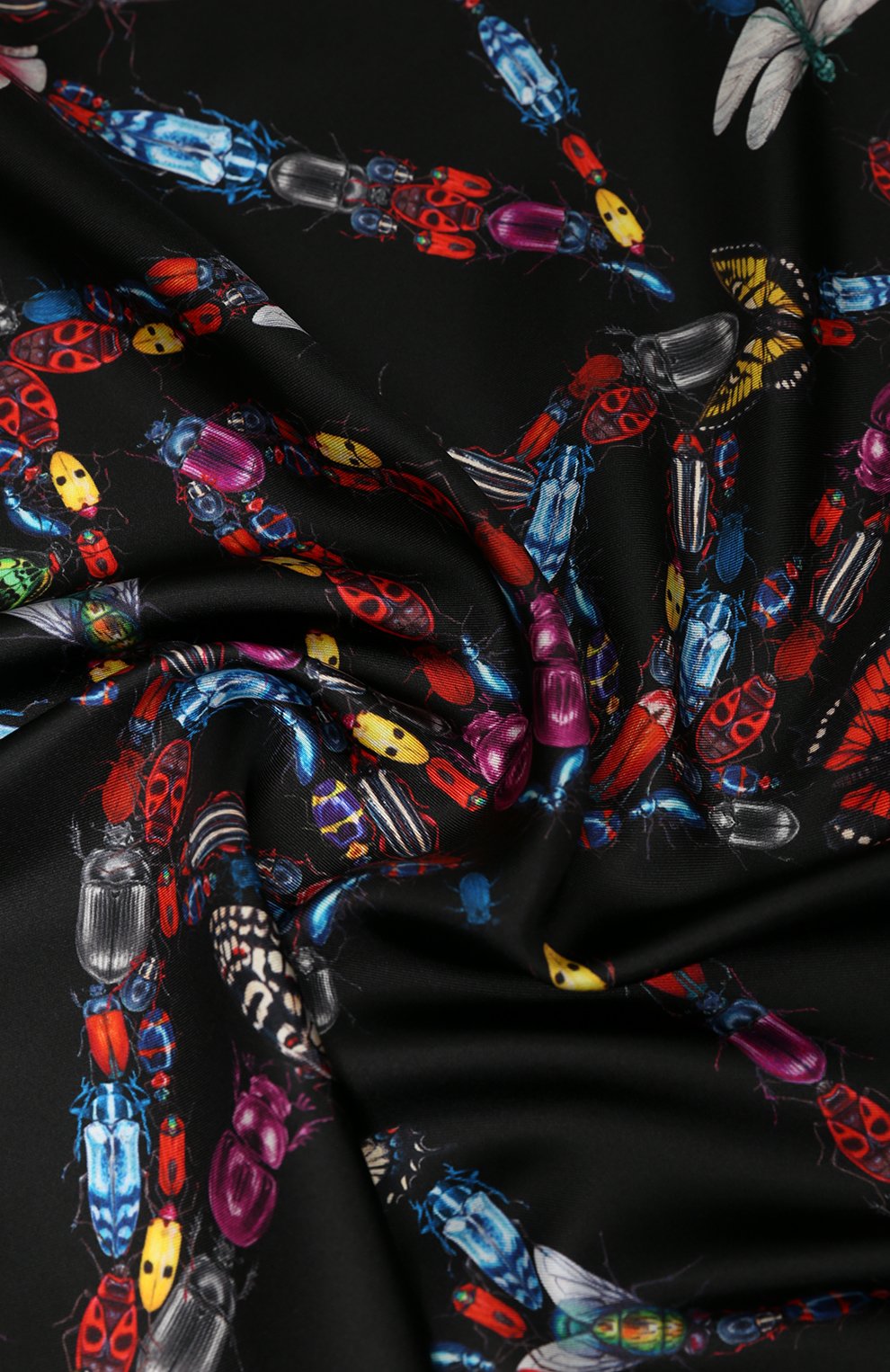 Шелковый платок ALEXANDER MCQUEEN, арт. 619457/3001Q, фото 2