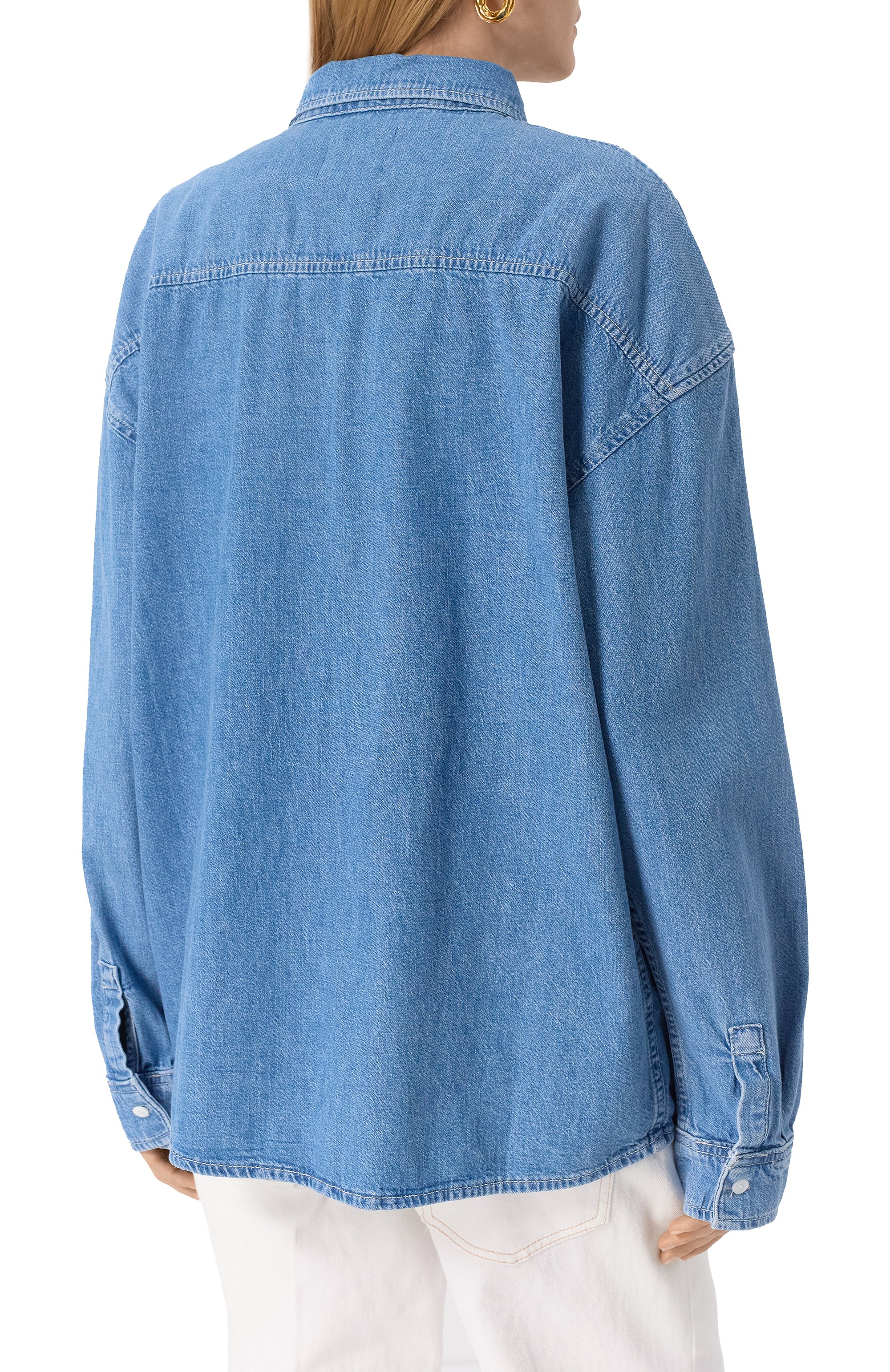 Джинсовая рубашка frame x ritz paris FRAME DENIM, арт. MP25DSH011, фото 4