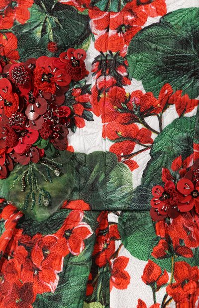Платье из смеси хлопка и вискозы DOLCE & GABBANA, арт. F67G0Z/HSMY7, фото 5