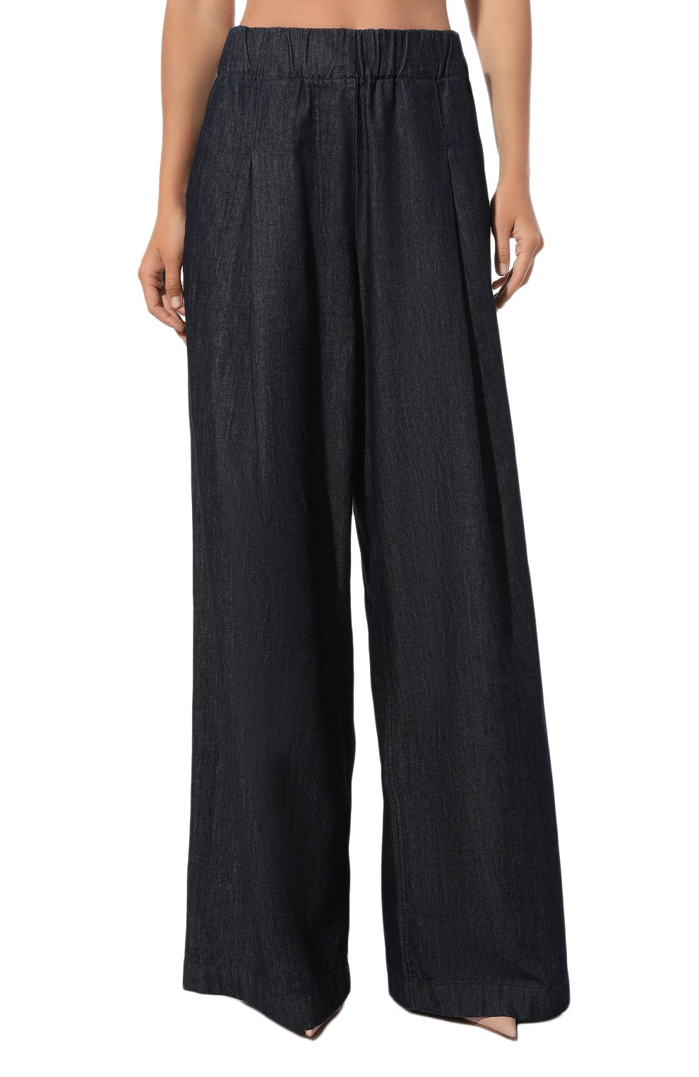 Джинсы DRIES VAN NOTEN темно-синего цвета по цене 46050 руб., арт. 010930-8431, фото 3 Джинсы DRIES VAN NOTEN, арт. 010930-8431, фото 3