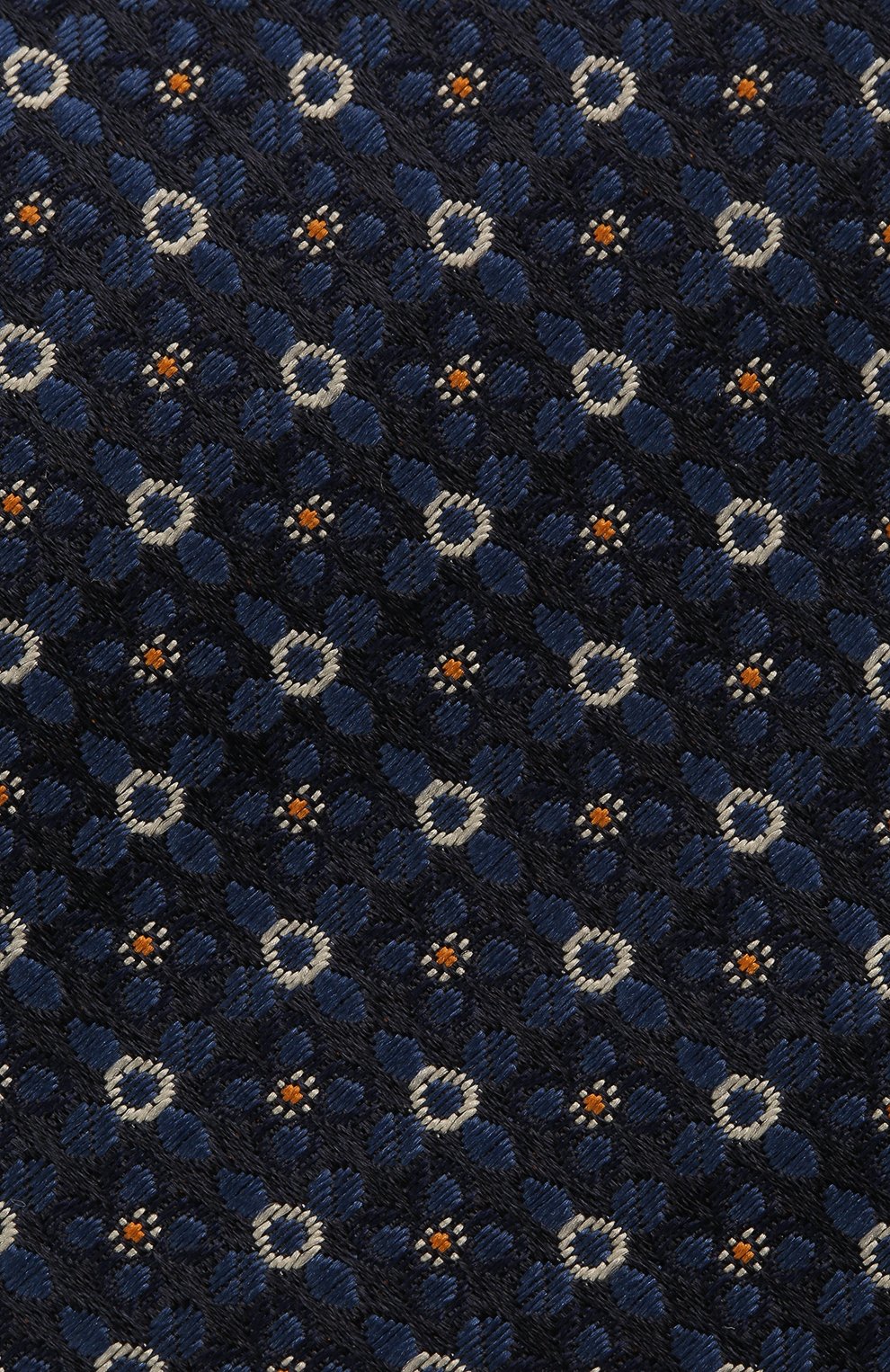Шелковый галстук CANALI синего цвета по цене 12700 руб., арт. 18/HJ03290, фото 3 Шелковый галстук CANALI, арт. 18/HJ03290, фото 3