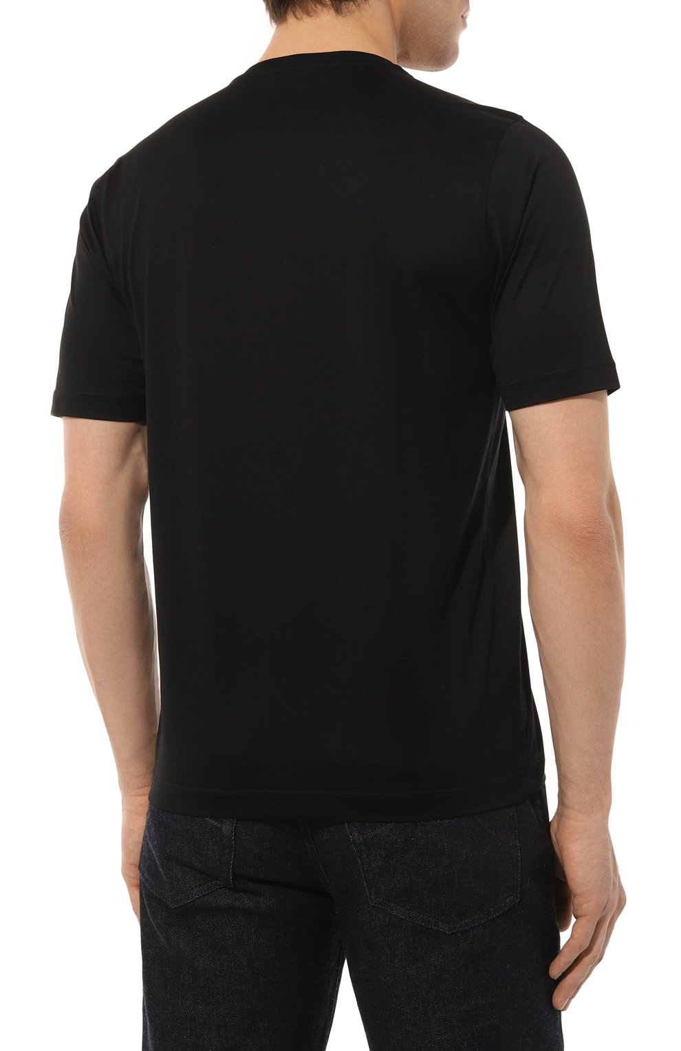 Хлопковая футболка ZILLI, арт. MBZ-NT580-LE0N1/MC01, фото 4