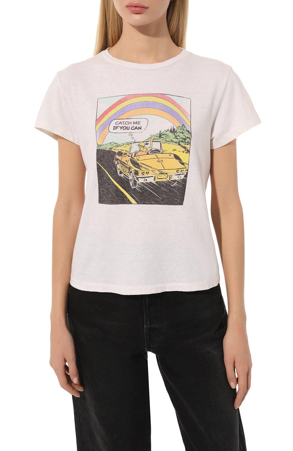 Хлопковая футболка RE/DONE, арт. 024-02WCGT236, фото 3