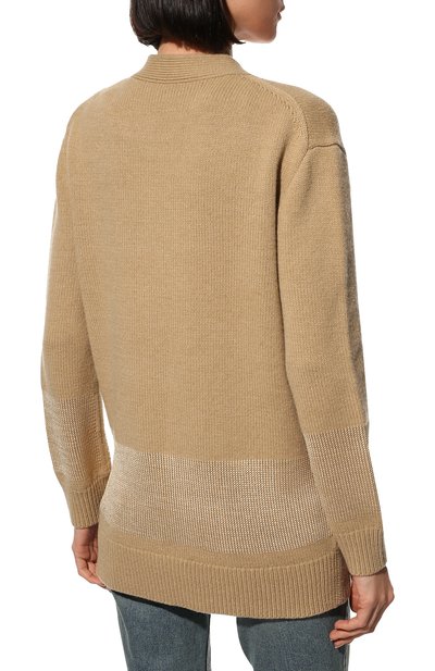 Кардиган BURBERRY бежевого цвета по цене 99500 руб., арт. 8045211, фото 4 Кардиган BURBERRY, арт. 8045211, фото 4