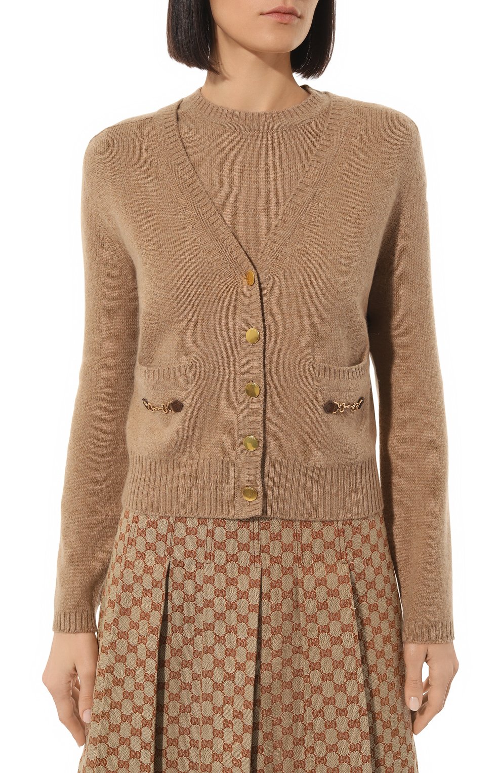 Кашемировый кардиган GUCCI, арт. 628412 XKBH9, фото 3