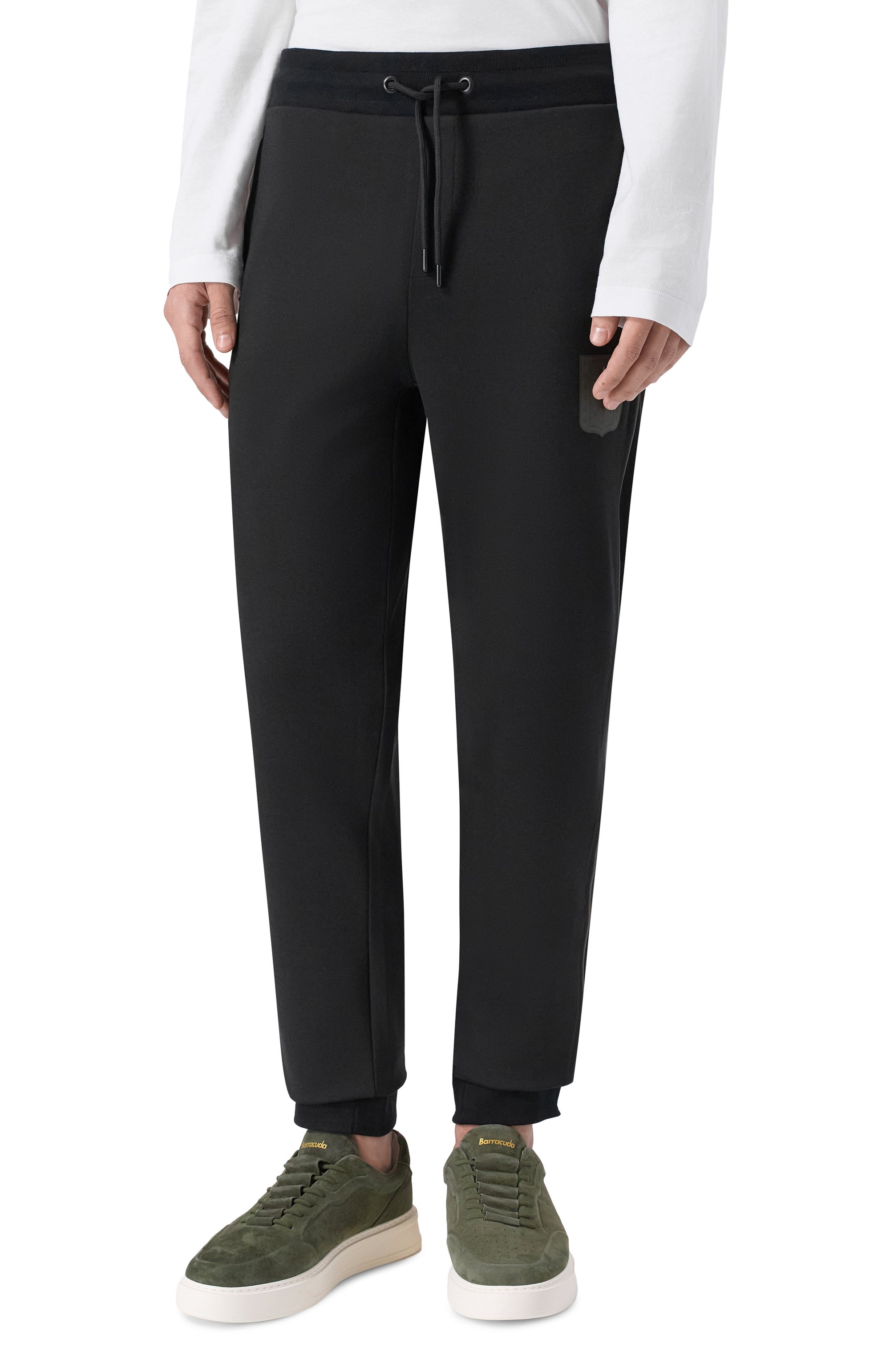 Спортивный костюм из вискозы AERONAUTICA MILITARE черного цвета по цене 45350 руб., арт. TF0101UF00667, фото 4 Спортивный костюм из вискозы AERONAUTICA MILITARE, арт. TF0101UF00667, фото 4