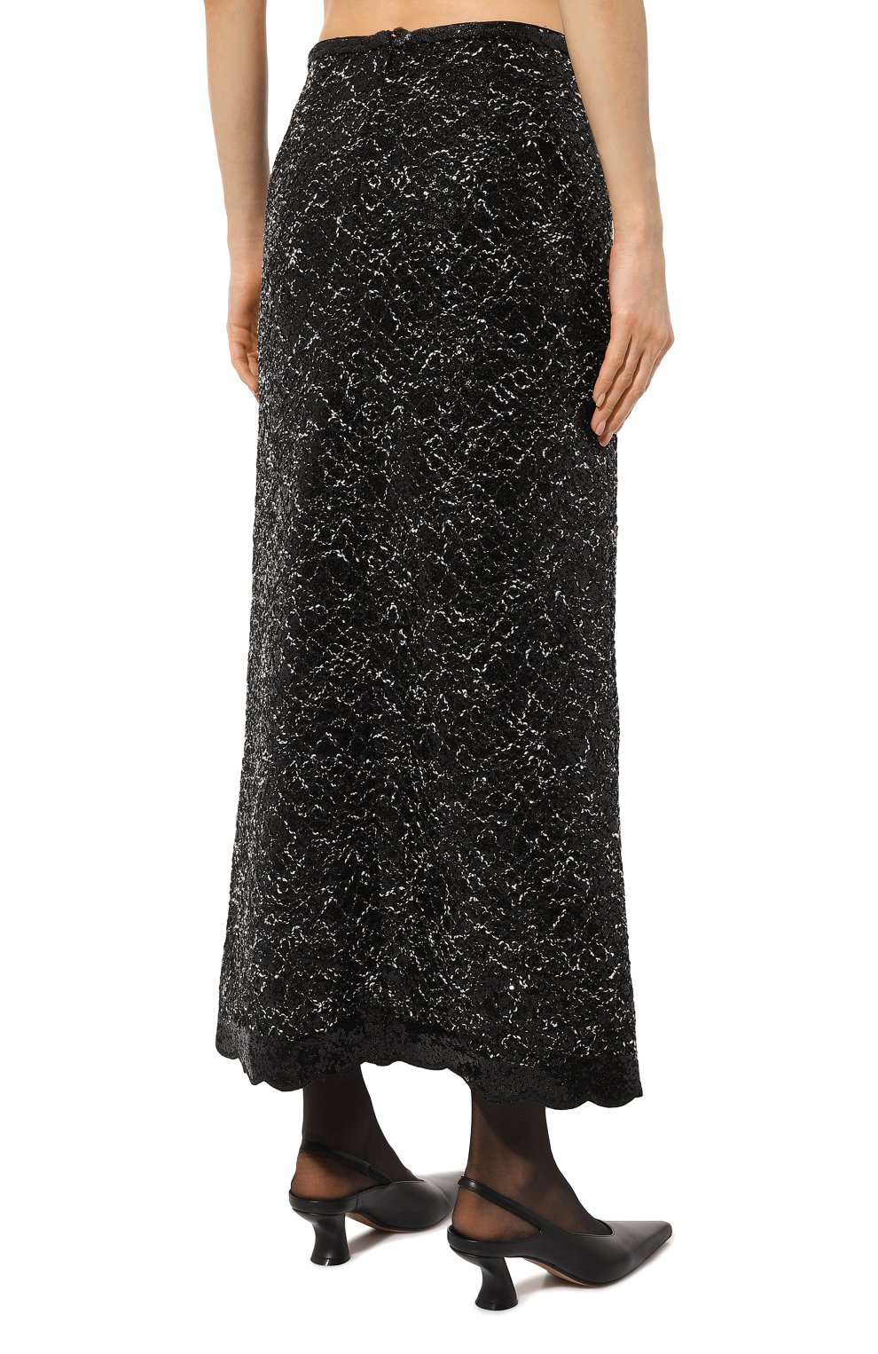 Юбка с отделкой пайетками GIAMBATTISTA VALLI, арт. 24FWPVCA2163-12MIC, фото 4