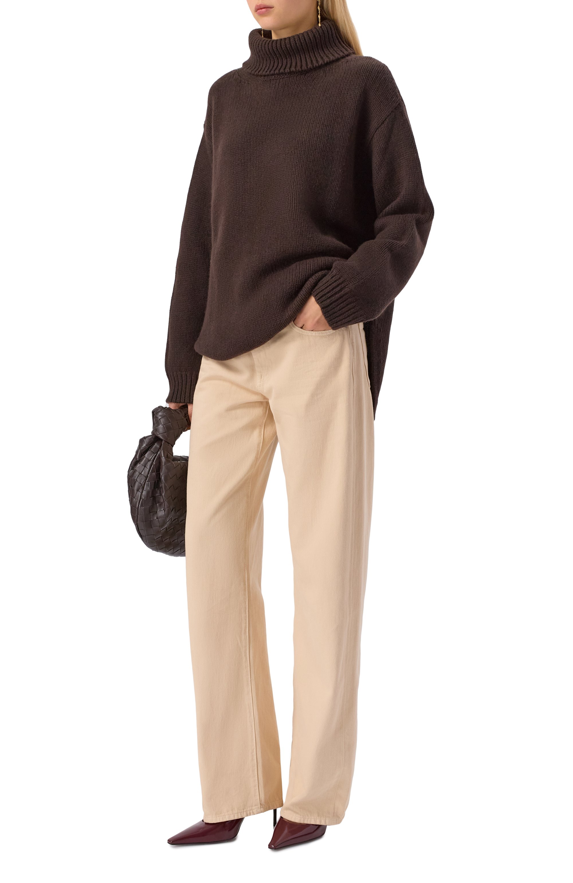 Свитер из шерсти и кашемира ELIE SAAB, арт. T0230NF25/W0007, фото 2