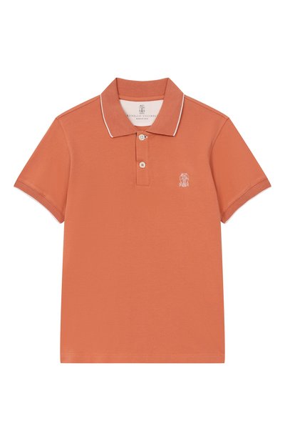 Хлопковое поло BRUNELLO CUCINELLI, арт. BE854T315C