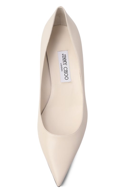 Кожаные туфли Amelia 35 Jimmy Choo AMELIA/CLF Кремовый  AMELIA/CLF Фото 6