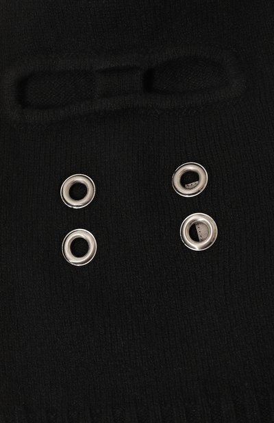 Балаклава из кашемира и шерсти RICK OWENS, арт. RU02C7480/WSBR, фото 3