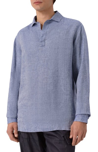 Льняная рубашка GIORGIO ARMANI, арт. GM000316/AF18950, фото 3