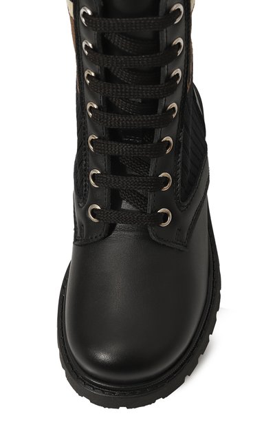 Кожаные ботинки FENDI, арт. JMR329/A8CU/28-31, фото 4
