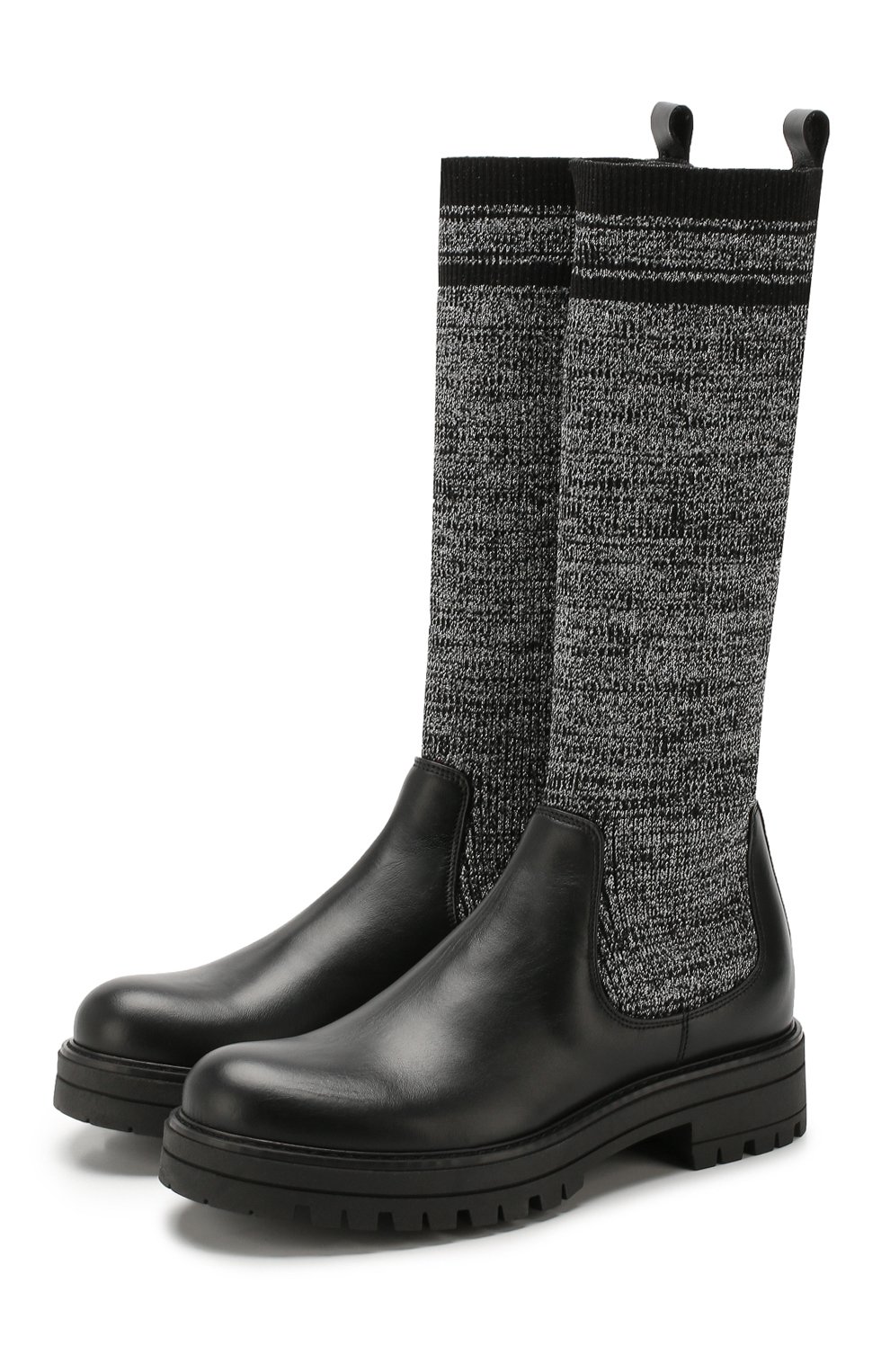 Кожаные сапоги с текстильной отделкой MISSOURI, арт. 91888/35-41, фото 1