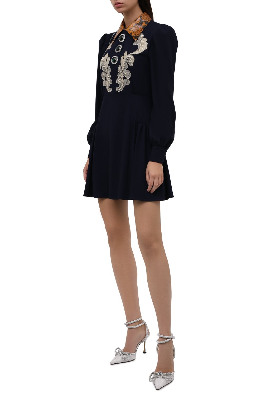 Шерстяное платье ALESSANDRA RICH, арт. FAB2670-F2335, фото 2