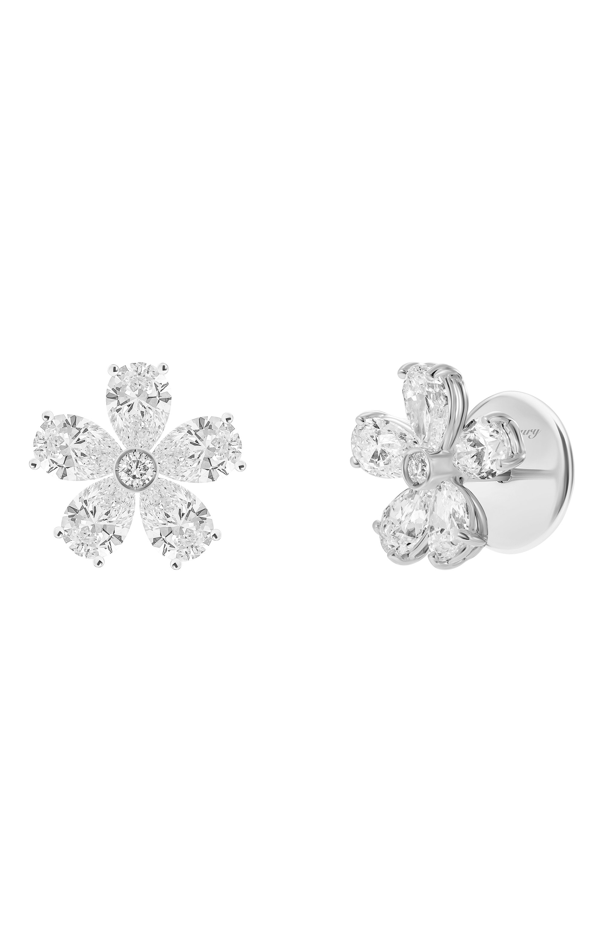 Серьги-гвоздики MERCURY, арт. ME18723/WG/FL0.90, фото 2