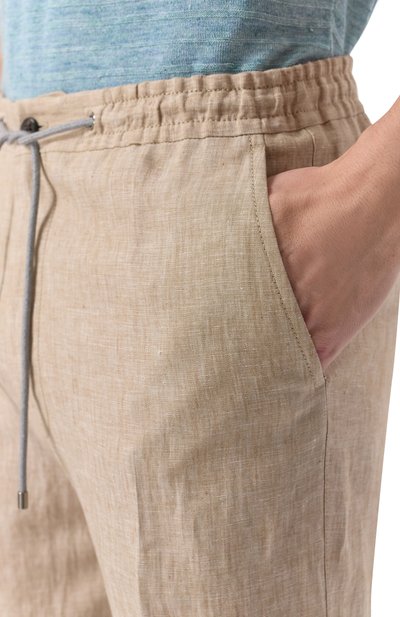 Льняные брюки CORNELIANI, арт. 254L27-2514159, фото 5