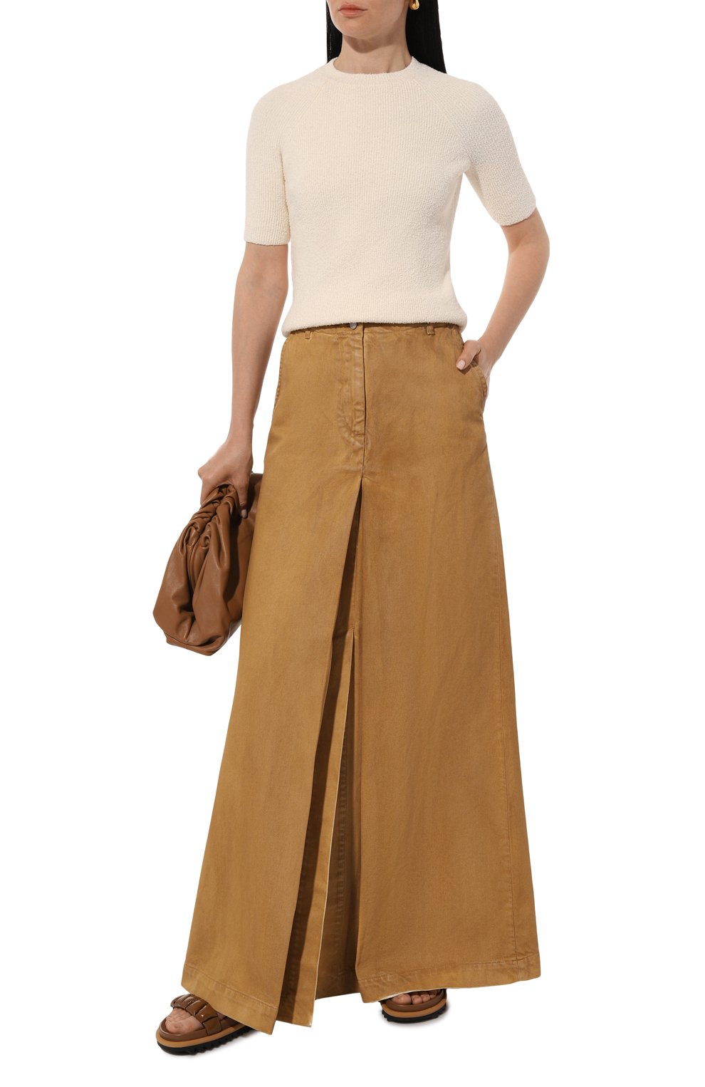 Хлопковый пуловер TOTEME, арт. 242-WRT2204-YA0043, фото 2