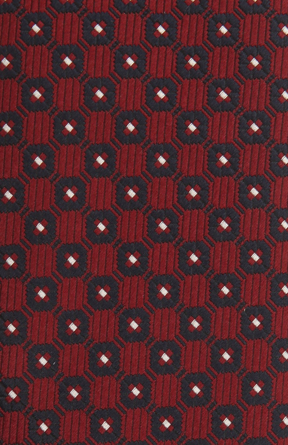 Шелковый галстук ZEGNA красного цвета по цене 19650 руб., арт. Z2D83T/1UM, фото 3 Шелковый галстук ZEGNA, арт. Z2D83T/1UM, фото 3