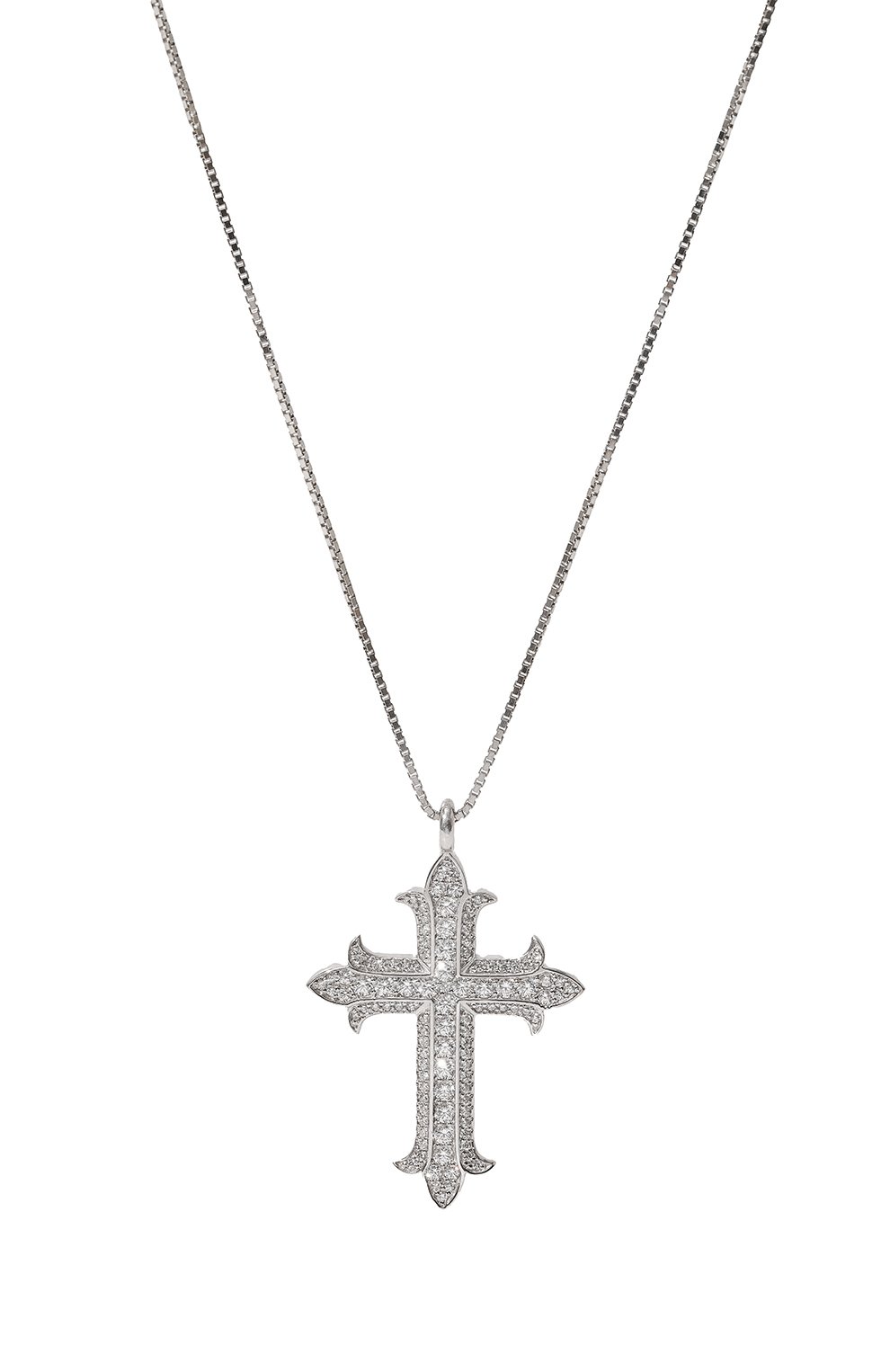 Подвеска на цепочке LEVASHOVAELAGINA серебряного цвета по цене 19000 руб., арт. butler/n, фото 3 Подвеска на цепочке LEVASHOVAELAGINA, арт. butler/n, фото 3