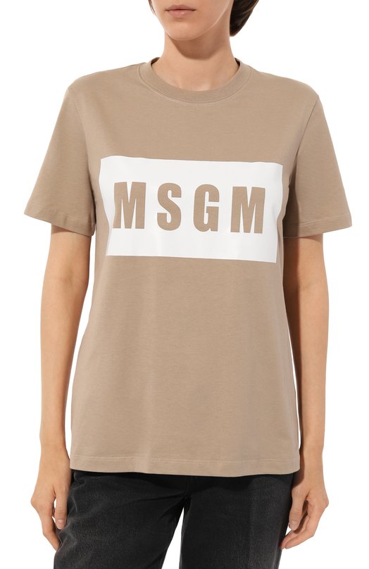 фото Хлопковая футболка msgm