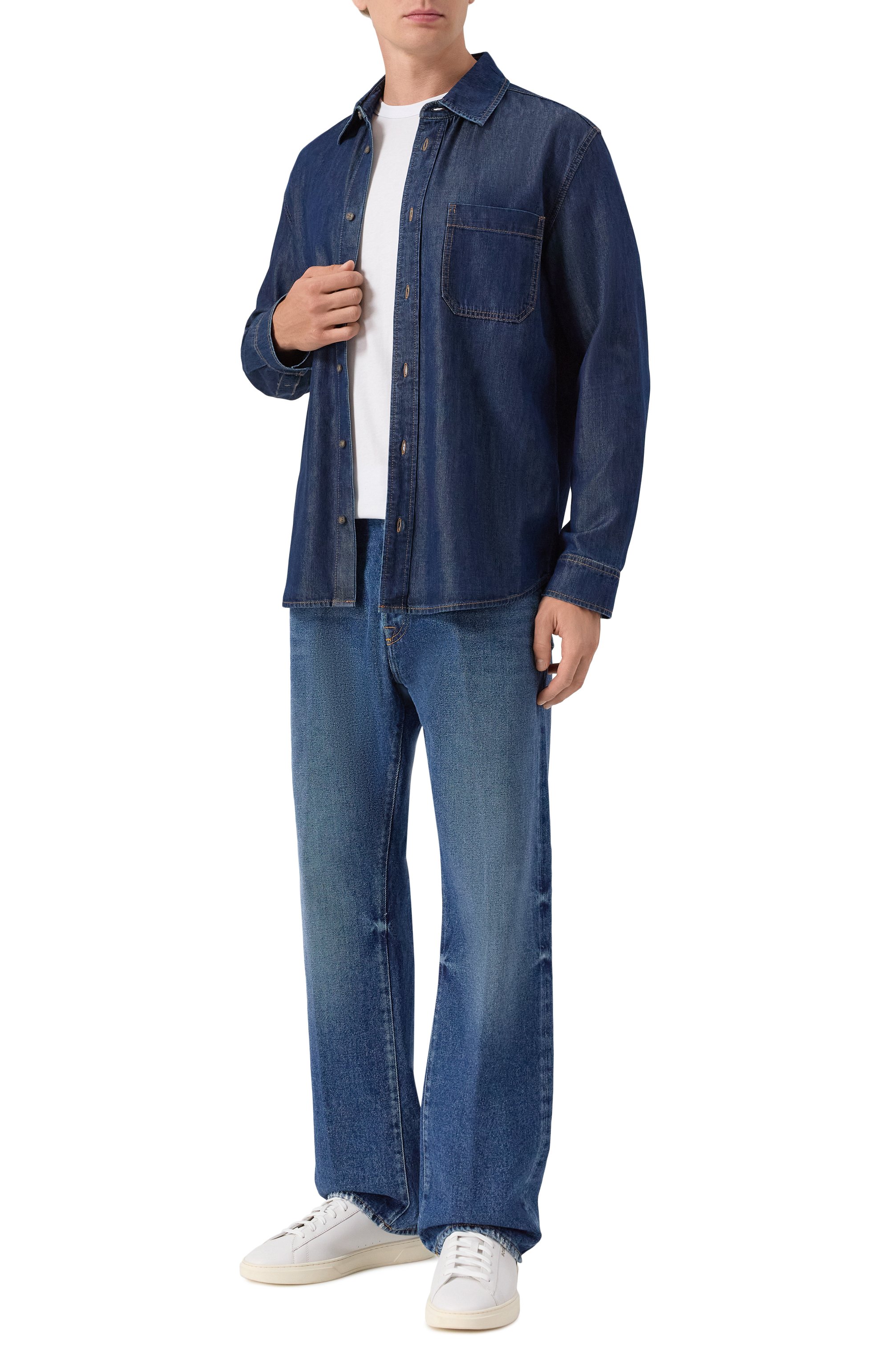Джинсовая рубашка 12 STOREEZ, арт. 127225, фото 2