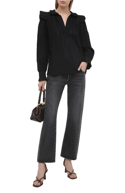 Блузка из хлопка и вискозы BY MALENE BIRGER, арт. Q68829011/GIV0TIALA, фото 2