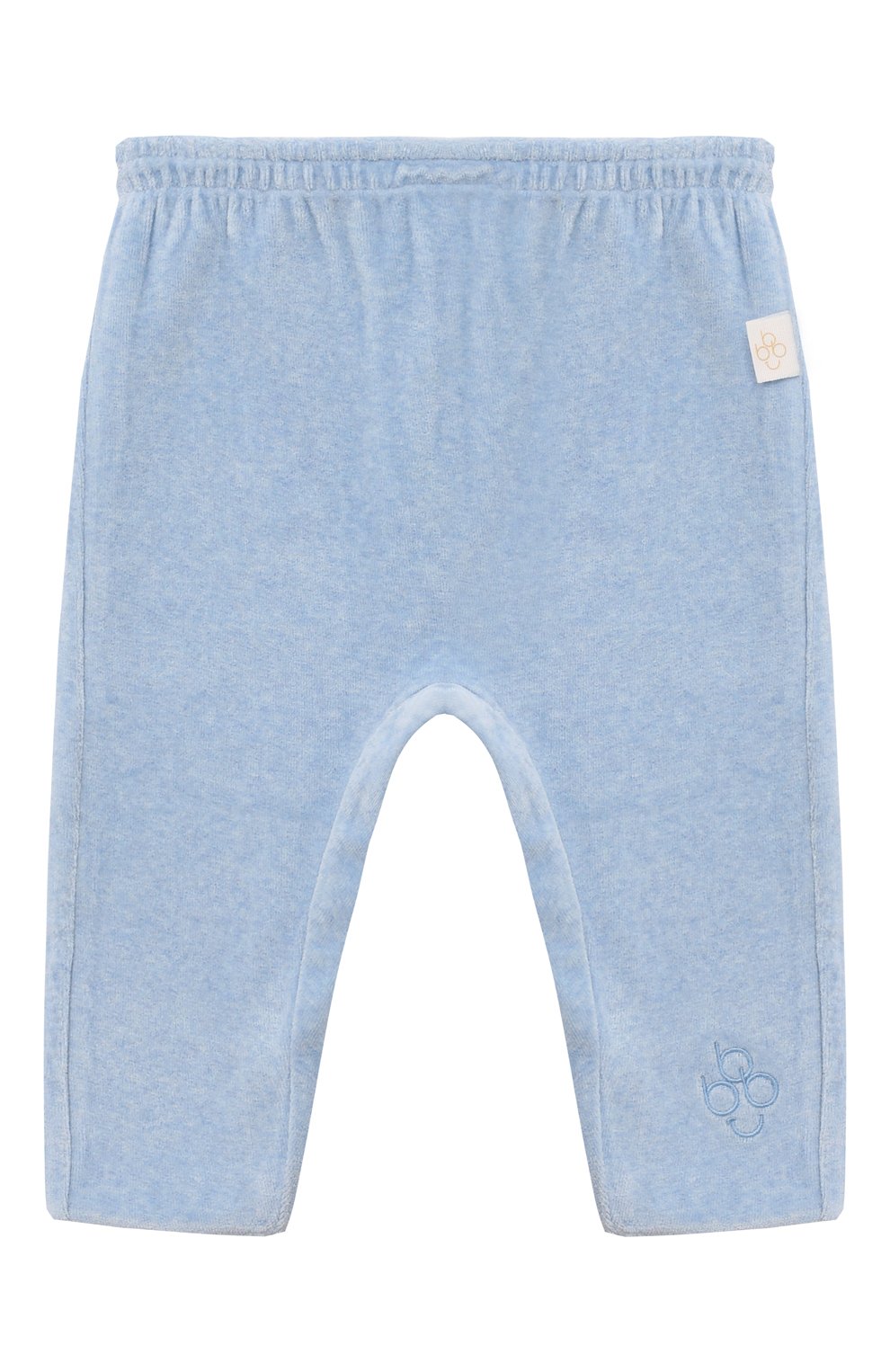 Велюровые брюки BABYBU голубого цвета по цене 4340 руб., арт. PE1040ES., фото 1 Велюровые брюки BABYBU, арт. PE1040ES., фото 1