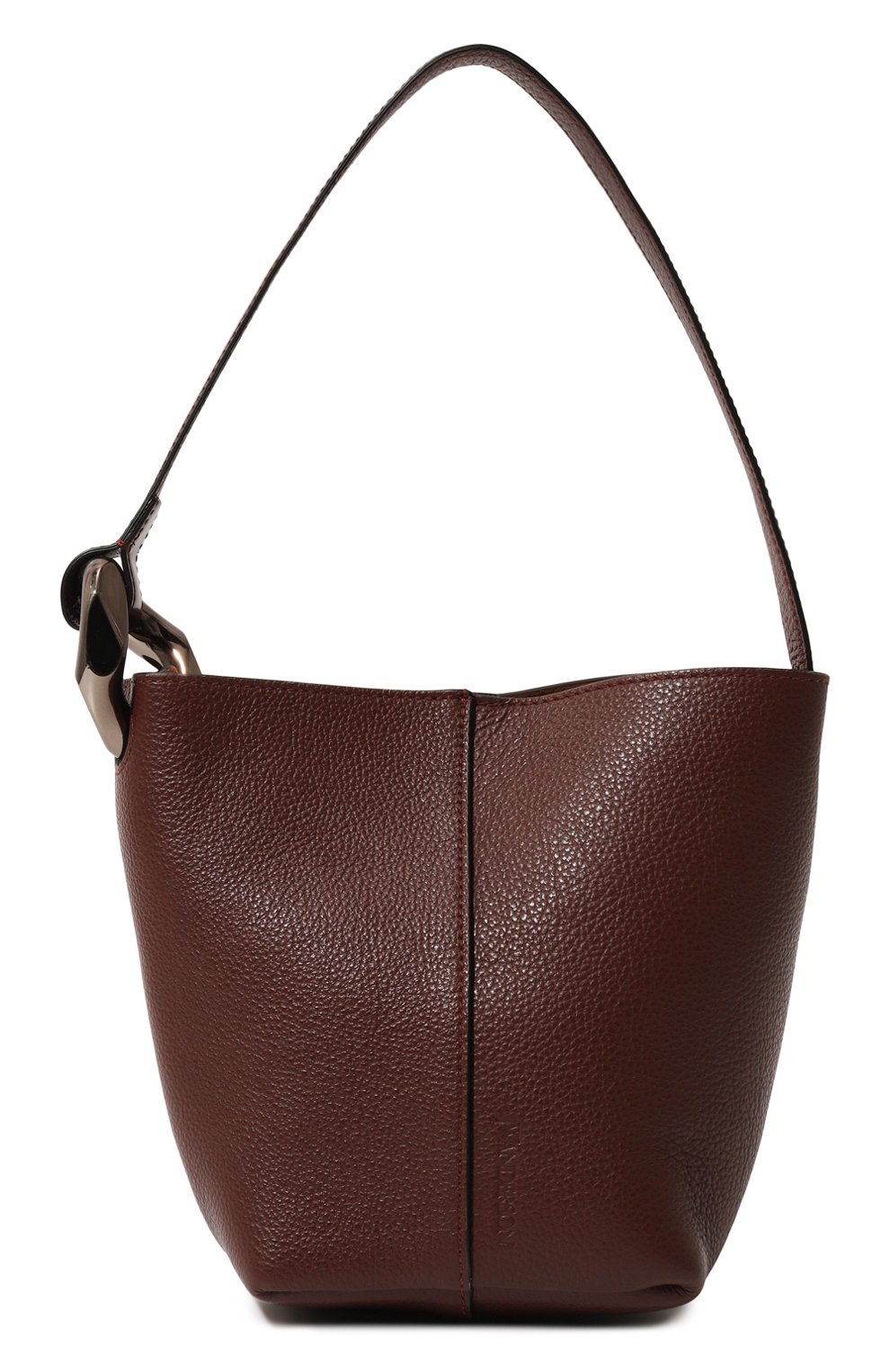 Сумка corner bucket small JW ANDERSON бордового цвета по цене 49950 руб., арт. HB0664/LA0349, фото 1 Сумка corner bucket small JW ANDERSON, арт. HB0664/LA0349, фото 1