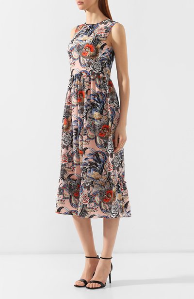 Шелковое платье REDVALENTINO разноцветного цвета по цене 64700 руб., арт. RR0VAC40/SJB, фото 3 Шелковое платье REDVALENTINO, арт. RR0VAC40/SJB, фото 3