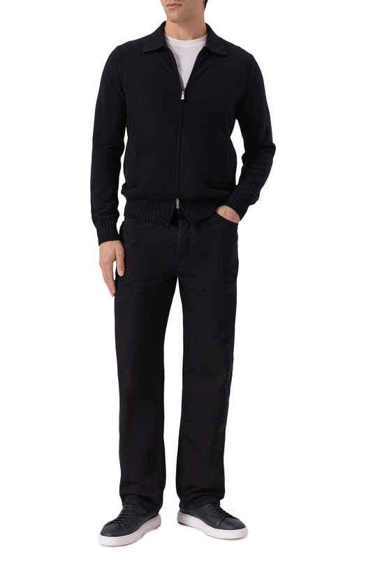 Кашемировый кардиган Gran Sasso 57151/20206 Чёрный  57151/20206 Фото 2