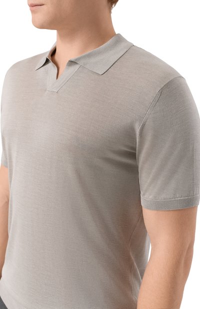 Шелковое поло CORNELIANI, арт. 27M541/2725170, фото 5