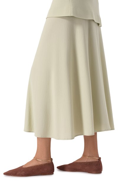 Замшевые балетки JIL SANDER, арт. J15WZ0038/P7587, фото 2