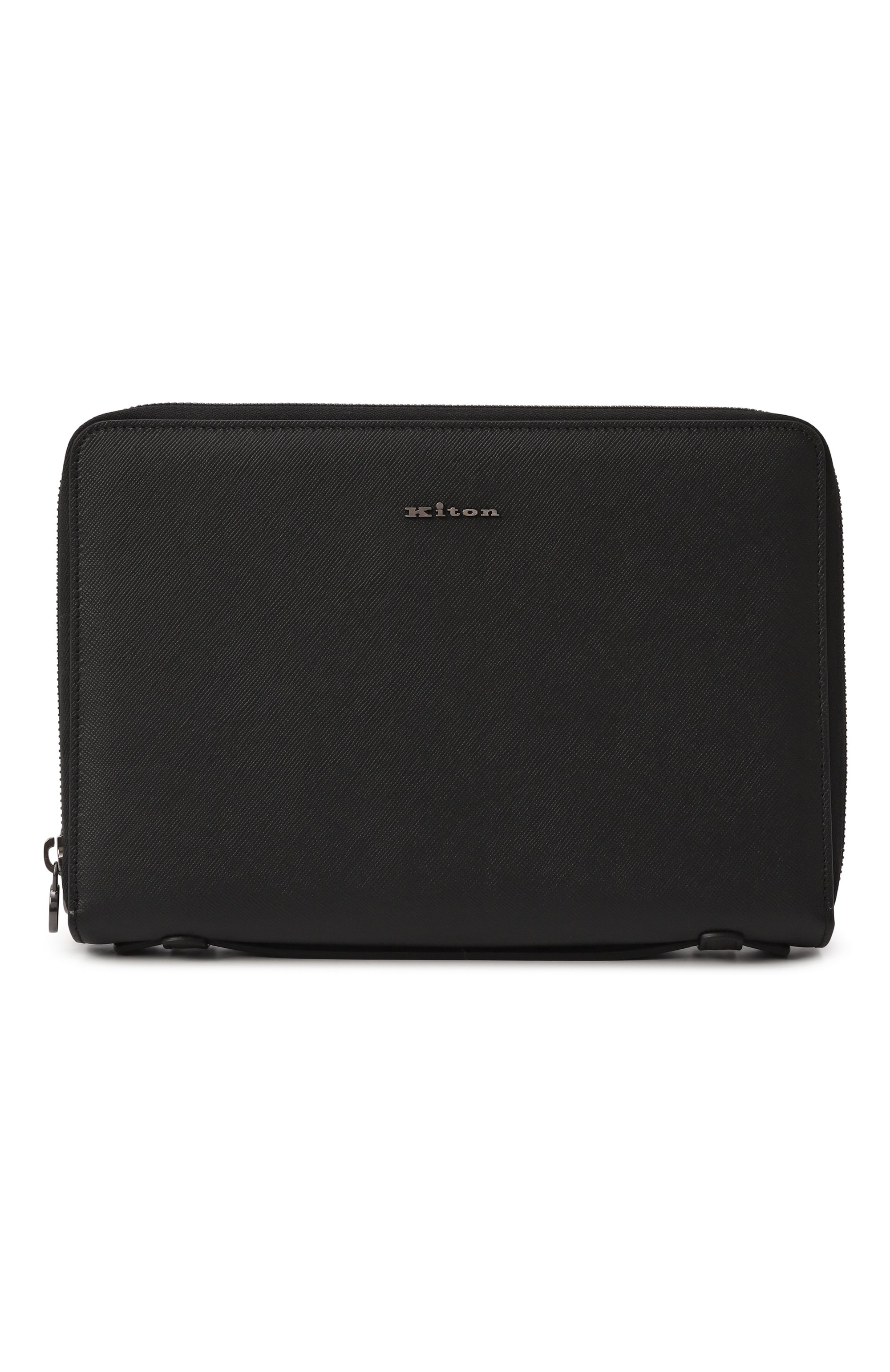 Клатч KITON черного цвета по цене 164500 руб., арт. UPEA050N0122808, фото 1 Клатч KITON, арт. UPEA050N0122808, фото 1