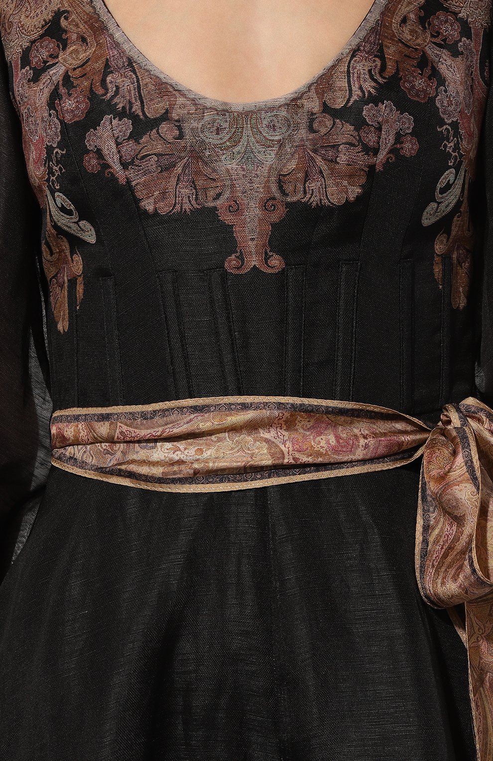 Платье изо льна и шелка ZIMMERMANN, арт. 0566DF241, фото 5