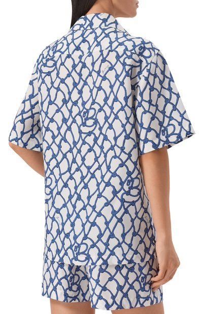 Шелковая рубашка BURBERRY, арт. 8107042, фото 4