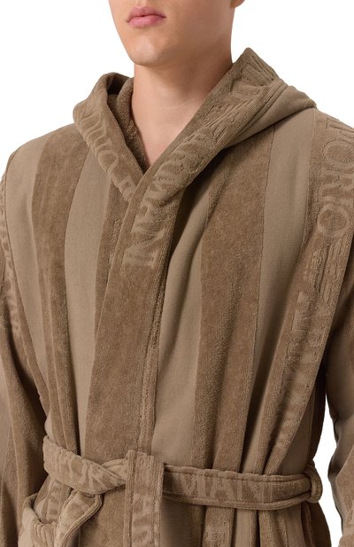 Хлопковый халат EMPORIO ARMANI, арт. EX000015/AF12357, фото 5