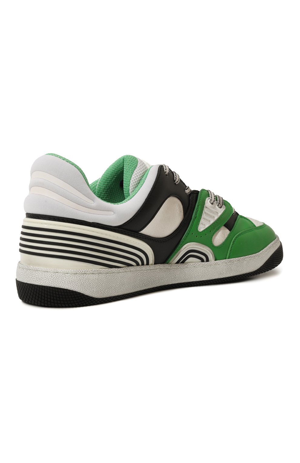 Комбинированные кеды basket GUCCI, арт. 697882/2SH90, фото 5