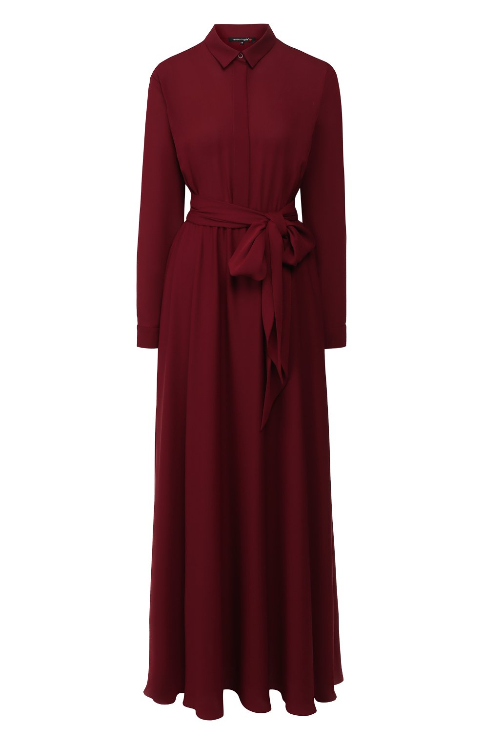 Платье с поясом TEREKHOV GIRL бордового цвета по цене 36100 руб., арт. 2DE040/8320.606/W20, фото 1 Платье с поясом TEREKHOV GIRL, арт. 2DE040/8320.606/W20, фото 1