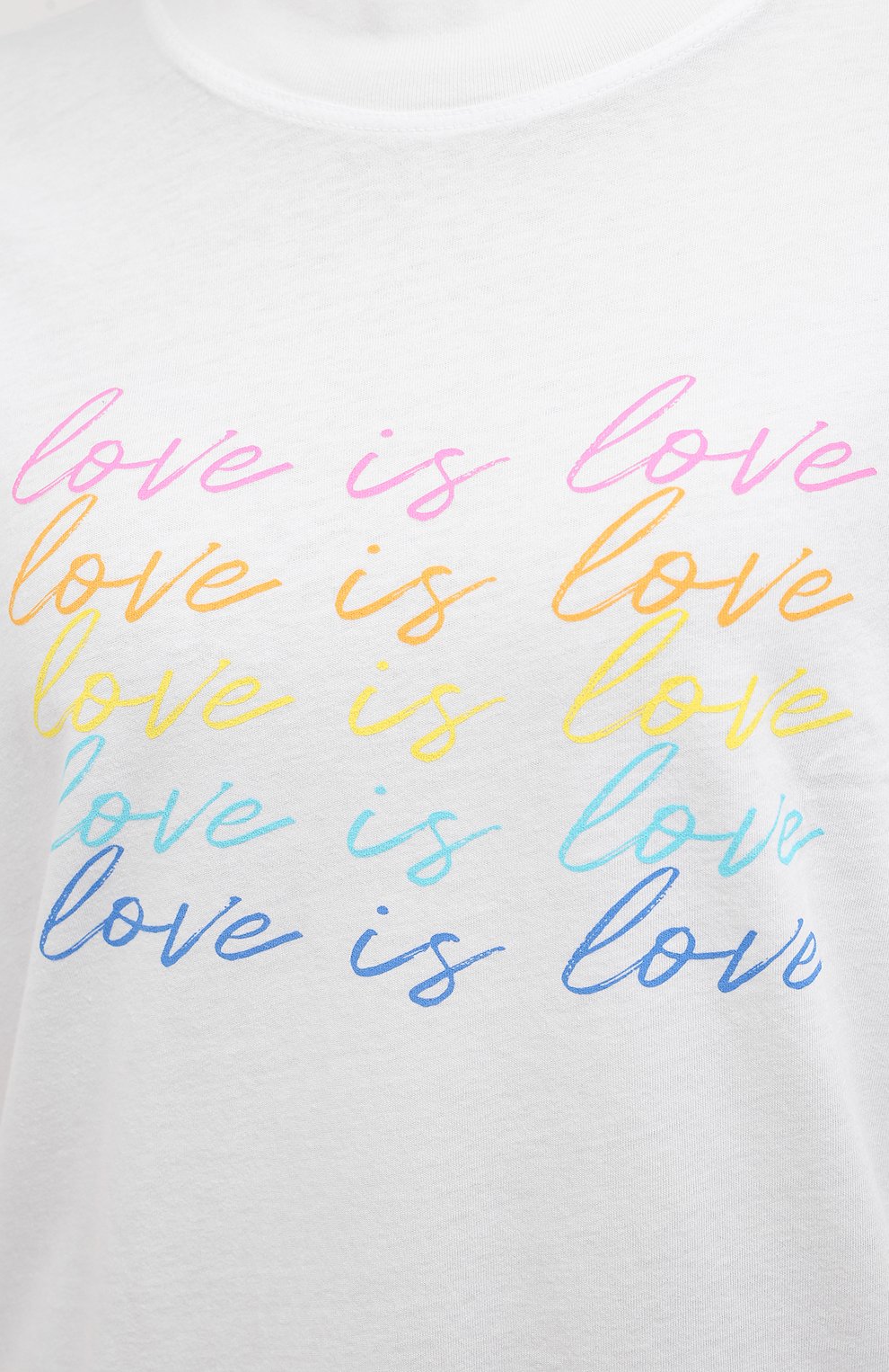 Хлопковая футболка ELECTRIC AND ROSE, арт. LFTP24-L0VE IS L0VE, фото 5