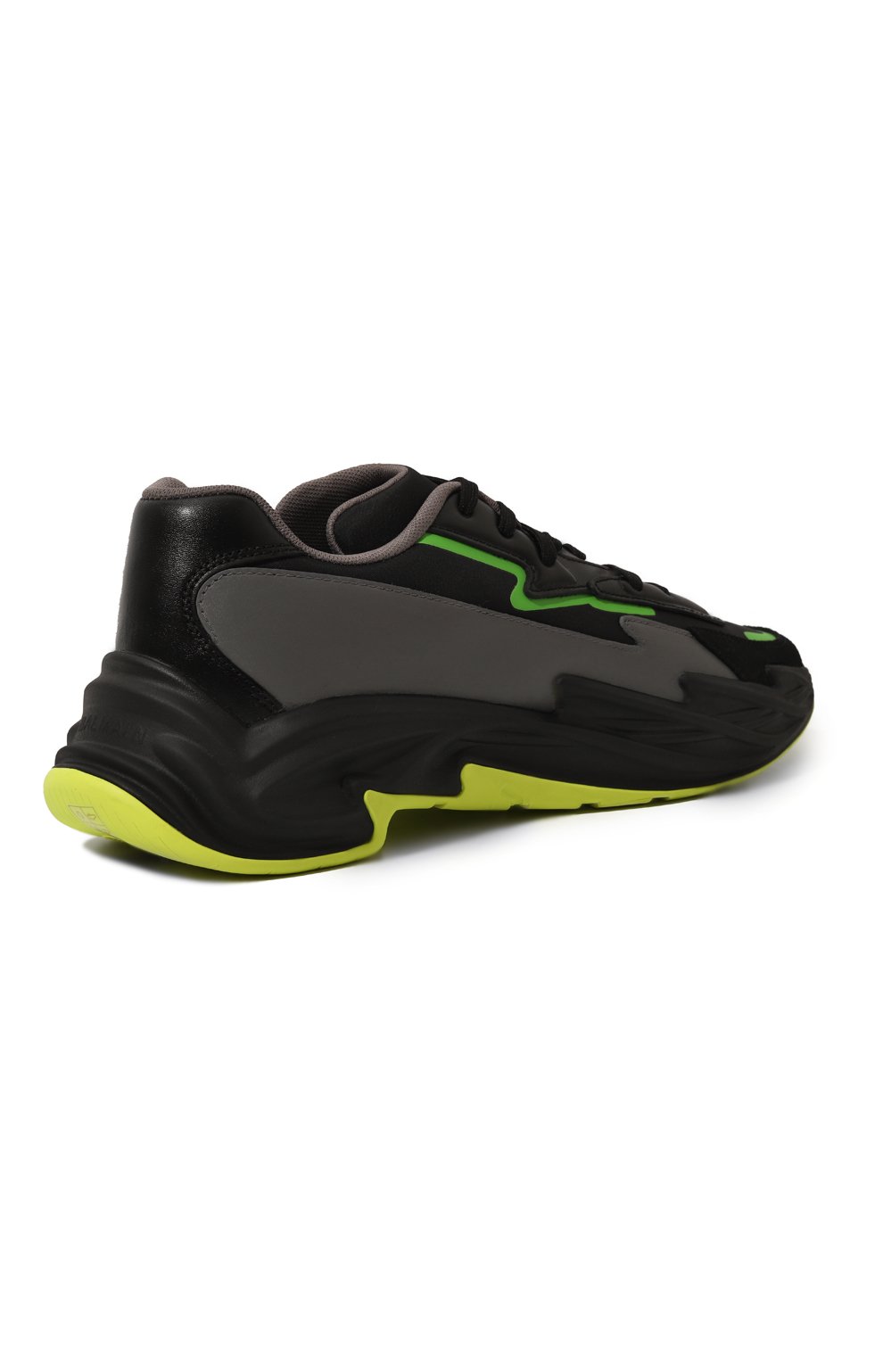 Комбинированные кроссовки run-row BALMAIN, арт. DM1VI355/LNVY, фото 5