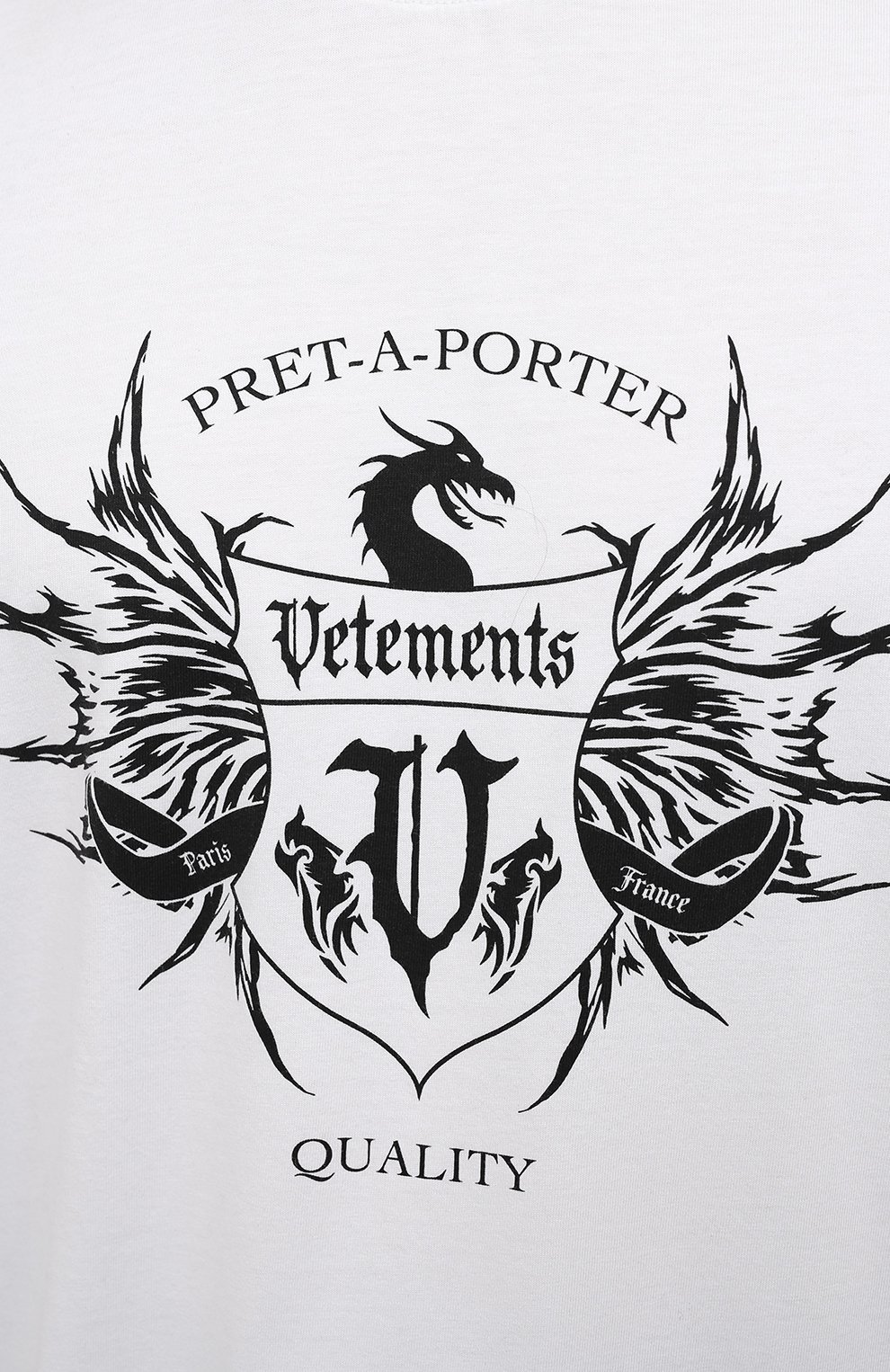 Хлопковая футболка VETEMENTS, арт. UA52TR480W 1610/M, фото 5