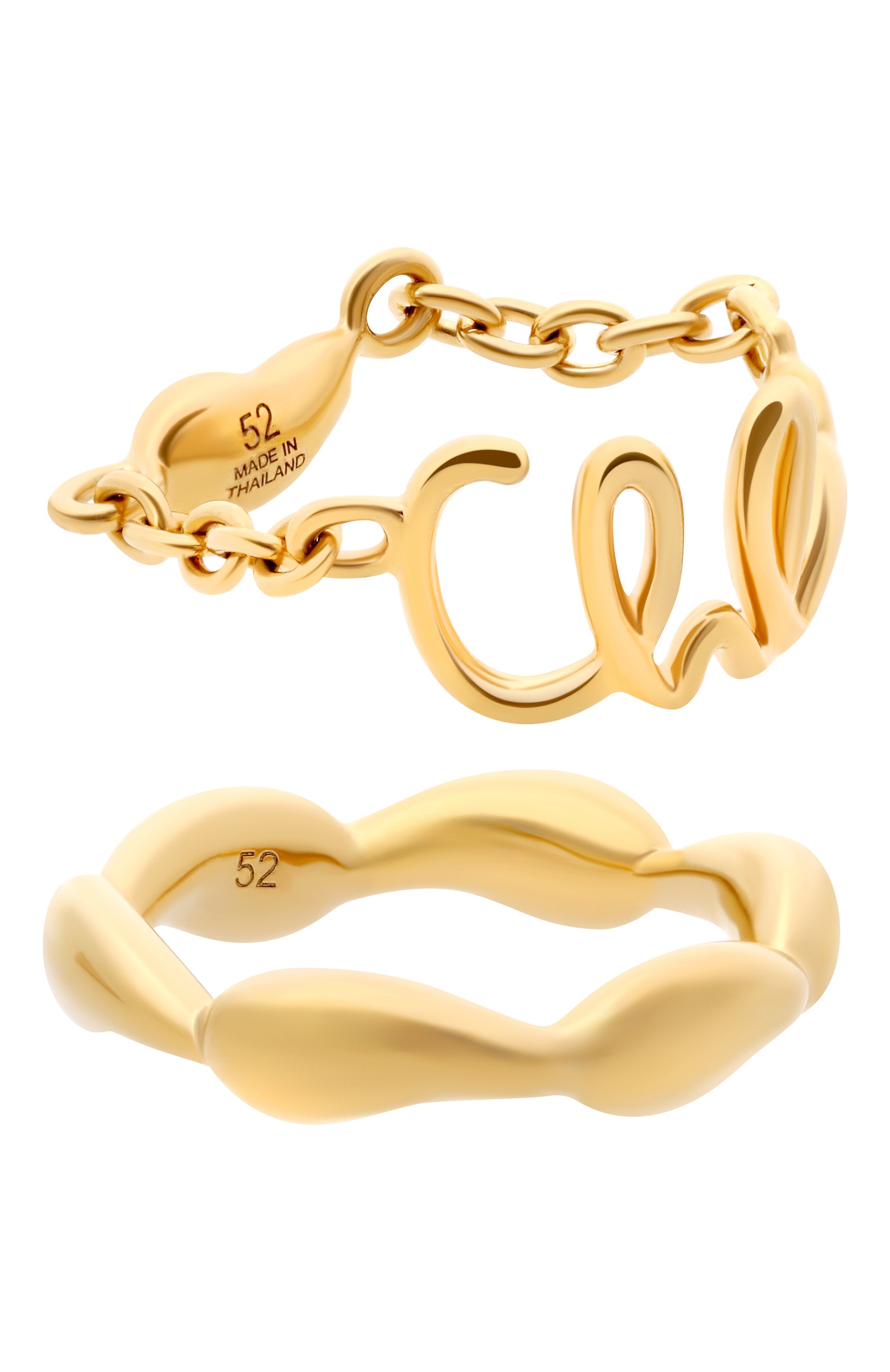 Комплект из двух колец CHLOÉ, арт. CHC24AFR67CB79DC52, фото 1