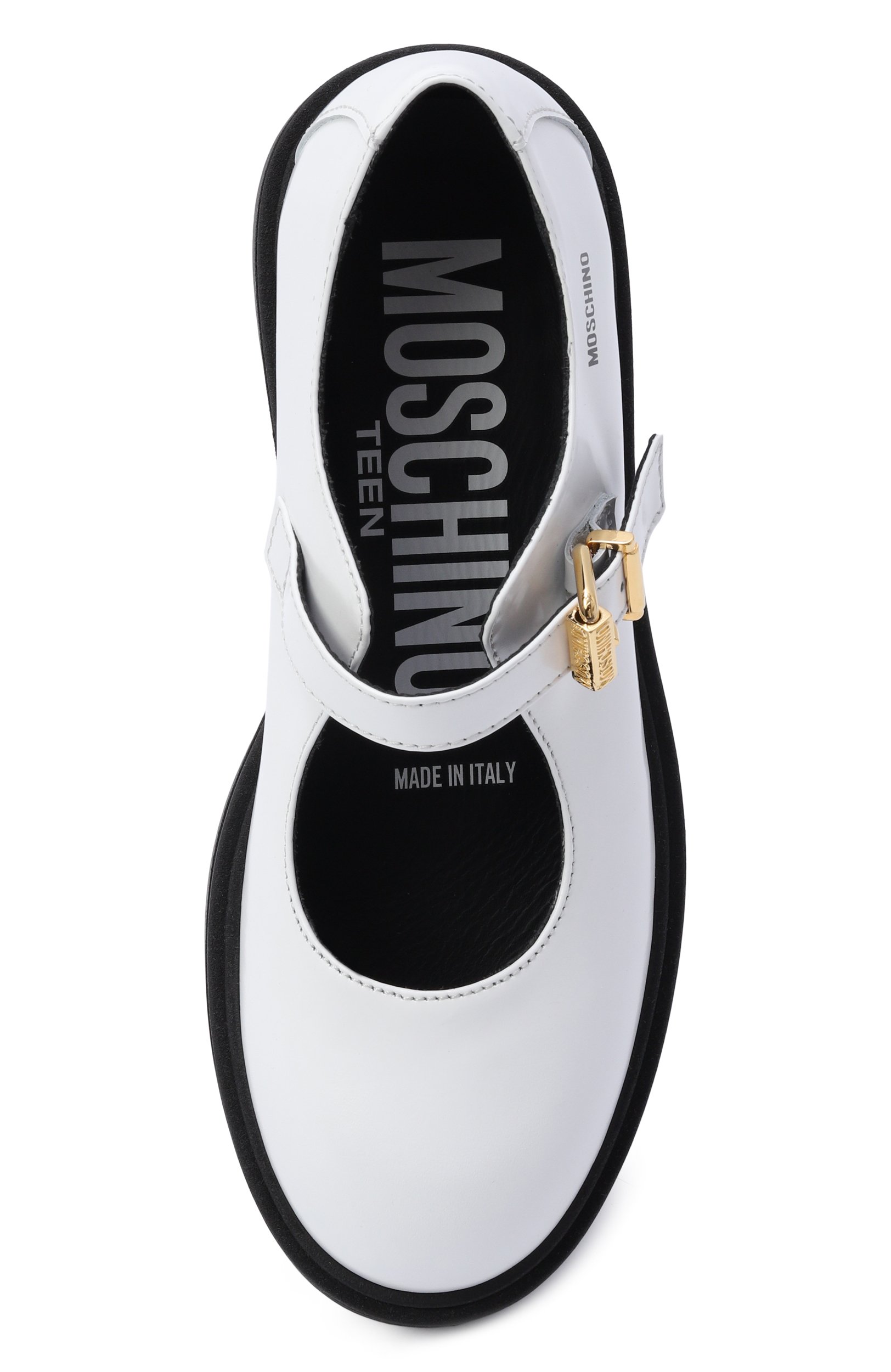 Кожаные туфли MOSCHINO, арт. 84245/VAR3_001, фото 4